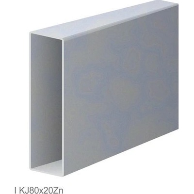 Uzavretý pozinkovaný doskový profil KJ80x20x1,2Zn-6