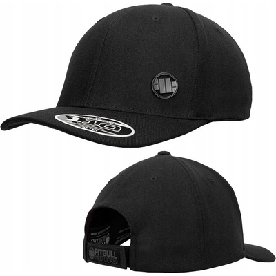PitBull West Coast snapback HOOK & LOOP 3D METAL LOGO černá