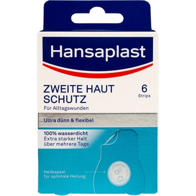 Hansaplast Second Skin náplast hydrokoloidní 6 ks