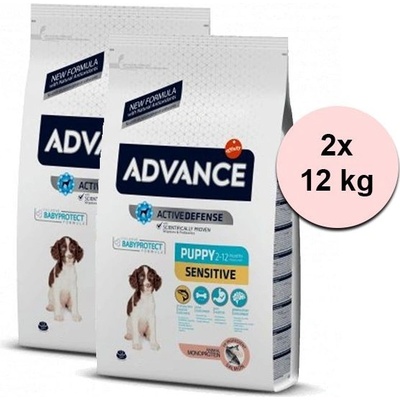 Advance Puppy Sensitive 2 x 12 kg