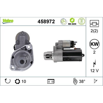 Štartér VALEO 458972