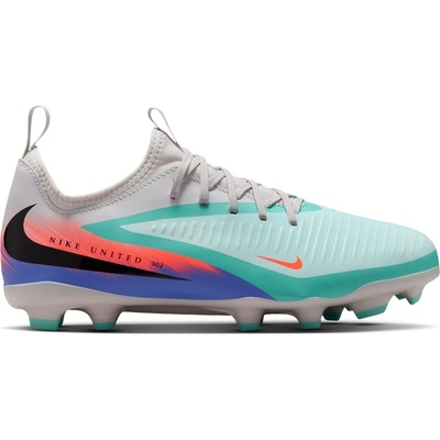 Nike Юношески футболни бутонки Nike Phantom 6 Academy Low Juniors Firm Ground Football Boots - Green/Orange