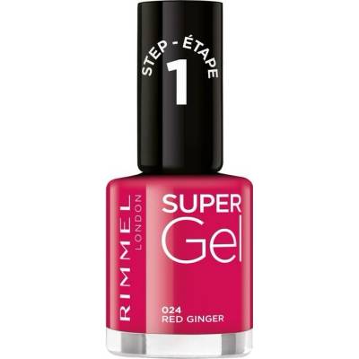 Rimmel Super Gel lak na nechty 024 Red Ginger 12 ml