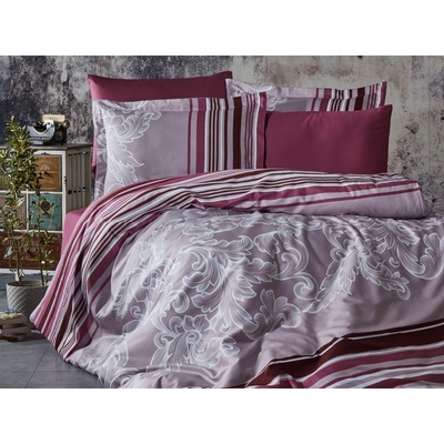 Brotex obliečky Satén Sonet bordo 220x240 70x90