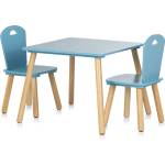 TOYS Комплект маса с два стола mdf сини (diwh02430323)