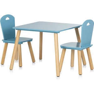 TOYS Комплект маса с два стола mdf сини (diwh02430323)