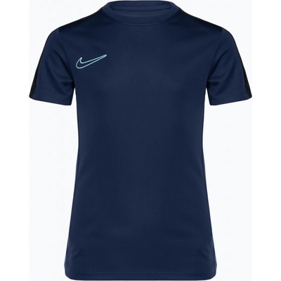 Nike Dri-Fit Academy 23 dětské fotbalové tričko midnight navy/black/hyper turquoise