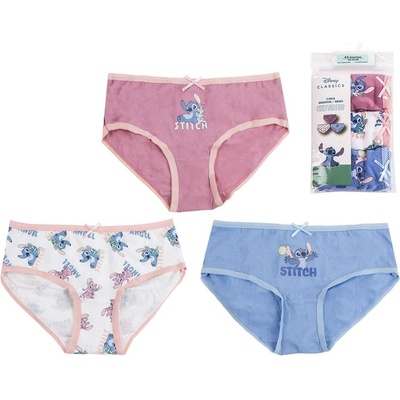 Детски бикини Cerda - Disney Lilo & Stitch, 3 броя, 4-5 г (2900002518)