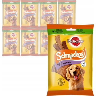 Pedigree Schmackos Multi 4 příchutě 20 ks 144 g