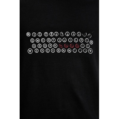 HUGO Памучна тениска HUGO Deyss (50553755)