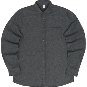 Mazine Мъжка риза с копчета Mazine Melange Flannel Shirt - Black Melange - размер XXL (033-2777-0115)