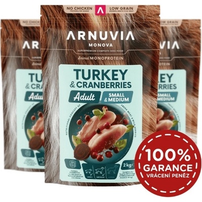 Arnuvia Monova adult Small & Medium Turkey & Cranberries 6 kg