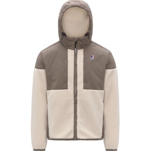 K-Way Мъжко поларено яке K-Way Samson 4.0 Orsetto Fleece jacket - Beige Taupe / Ecru (005-6731-0311)