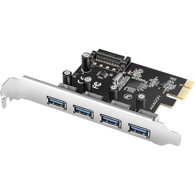 AXAGON Мрежова карта Axagon PCEU-430RS, PCIe, 4 x USB 3.2 Gen 1 (PCEU-430RS)