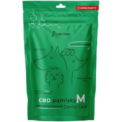 CURE POINT CBD Dental Care pro střední psy (M) 100 g