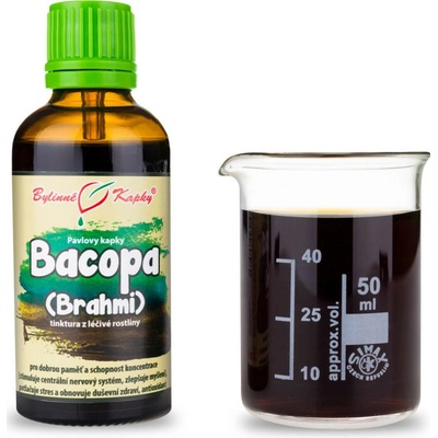 Bakopa Bacopa Bráhmí bylinné kapky tinktura 50 ml