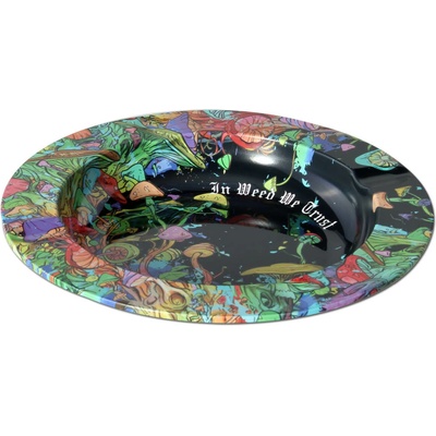 Black Leaf Kovový popolník Mushrooms