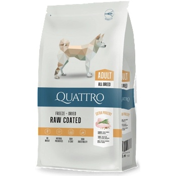Quatro adult all breed - Премиум суха храна за израснали кучета от всички породи, с пиле - 12 кг