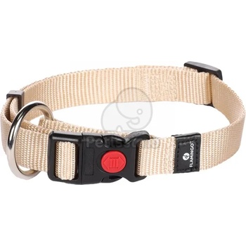 Image 1 of Flamingo Ziggi нашийник, бежов S: 1, 5 см x 30-45 см