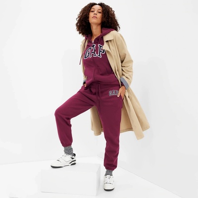 GAP 463492-03 tepláky GAP logo fleece Vínová