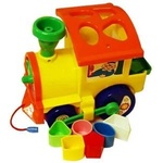 Wader Polesie Polesie 6189 Funny locomotive with blocks in mesh