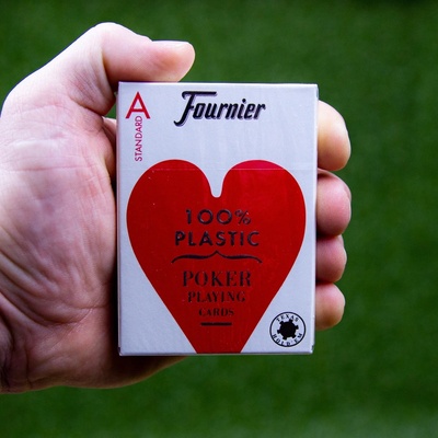 Fournier 2500 plastové pokerové Červená