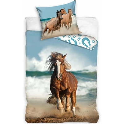 BedTex bavlna obliečky Kôň na pobreží 100% bavlna Renforcé 70x90 140x200