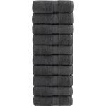 vidaXL Премиум кърпи за гости SOLUND 10 бр антрацит 30x50 см 600 gsm (137154)