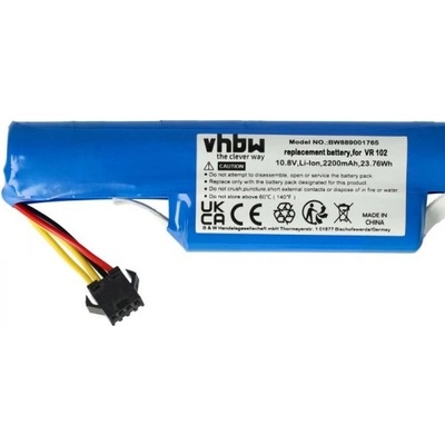 VHBW Vileda VR 102 / VR One 2200 mAh