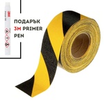 3М Science Applied to Life Противоплъзгаща сигнална лента 3M Safety-Walk 613 черно-жълта (7100378168)