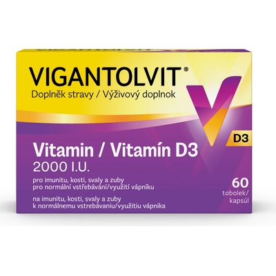 Vigantolvit D3 2000 I.U. 60 kapslí – Sleviste.cz