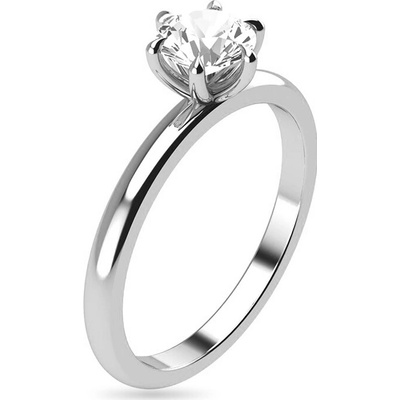 iZlato Forever Obruč z bílého zlata solitaire pro diamant Molly CSTM4W 070