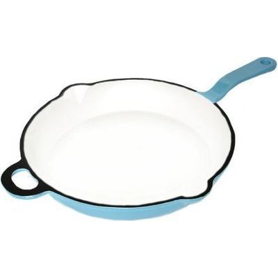Český smalt GOURMETINA Litinová smaltovaná pánev MAGDALENA Košilově modrá 28 cm