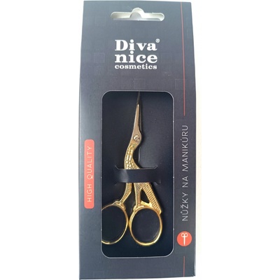 Diva & Nice nůžky na manikúru ozdobné 9 x 4 cm