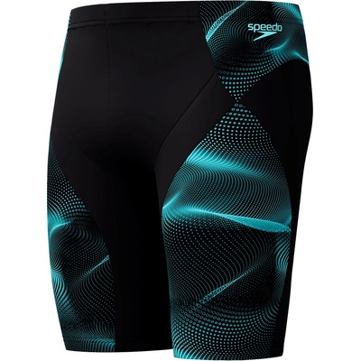Speedo max compress jammer black/turquoise s - uk32