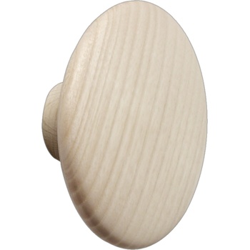 Muuto Кука за стена Dots Wood 13 см светло бежово (03192)