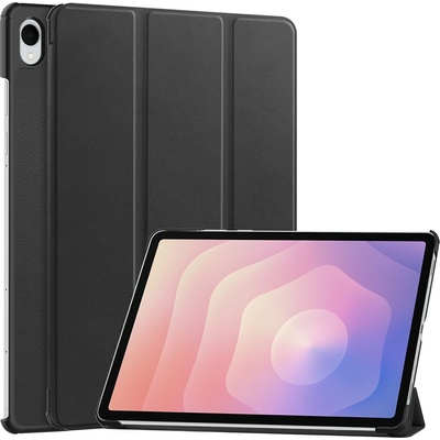 Vsetkonamobil 122533 LEATHER Zaklápací kryt pre Samsung Galaxy Tab S11 čierny
