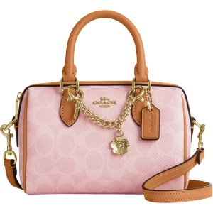 Coach Дамска чанта Coach Mini Rowan Crossbody, Розова пудра (CEK79-PINK)