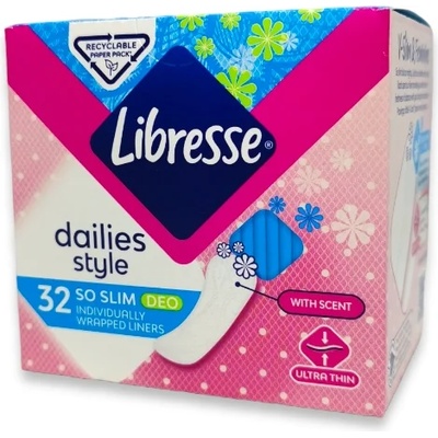 Libresse ежедневни дамски превръзки, So slim deo, 32 броя