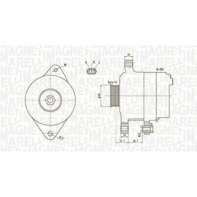 generátor MAGNETI MARELLI 063731893010