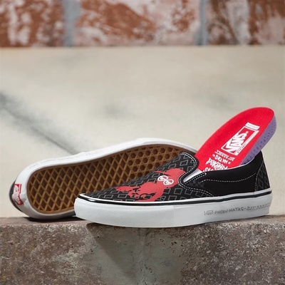 Vans Mn Skate Slip-On Krookedbynatasforrayblk – Zboží Dáma