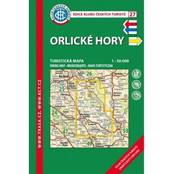 Orlické hory - turistická mapa KČT č.27