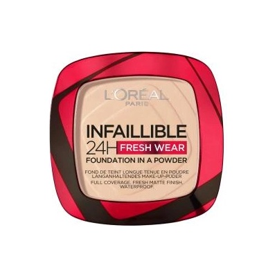 L'Oréal Infaillible 24H Fresh Wear Foundation In A Powder дълготраен прахообразен фон дьо тен 9 g нюанс 020 Ivory