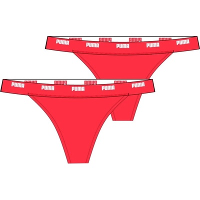 Puma Dámské spodní prádlo WOMEN TANGA STRING 2P PACK 93818003 růžová