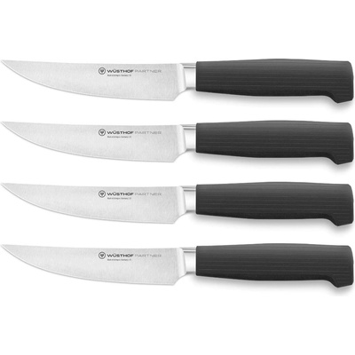 WÜSTHOF Нож за пържоли PARTNER 12 cm, комплект 4 бр. , черен, Wüsthof (WU1061860401)