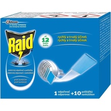 Raid Elektrický proti komárom so suchou náplňou 10 ks