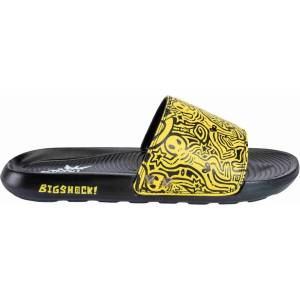 Meatfly тапанци Tonny Big Shock Black / Yellow Meatfly | Cheren | МЪЖЕ | 39