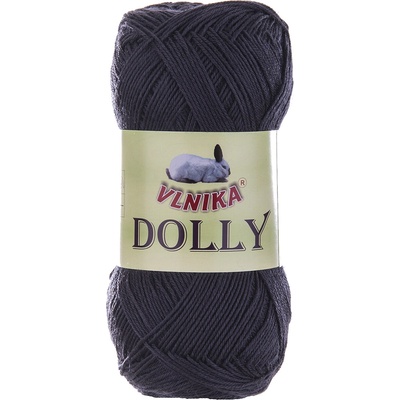 VLNIKA Příze Dolly Varianta: 525 tm. šedá
