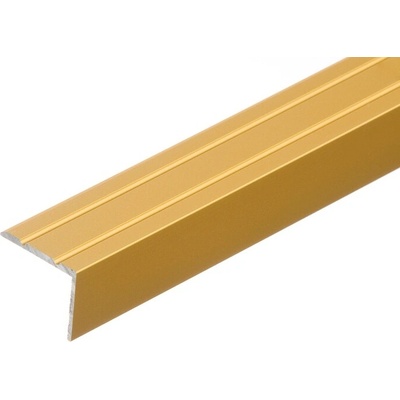 Cezar Profil AL schodový 25x20 mm elox Zlato 2,7 m