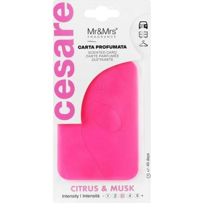 Mr&Mrs Fragrance Cesare Scented Card Citrus & Musk